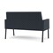 Lesro Mystic Lounge Reception Loveseat, Black, RS Night Sky Upholstery ML1501 - alternate 2